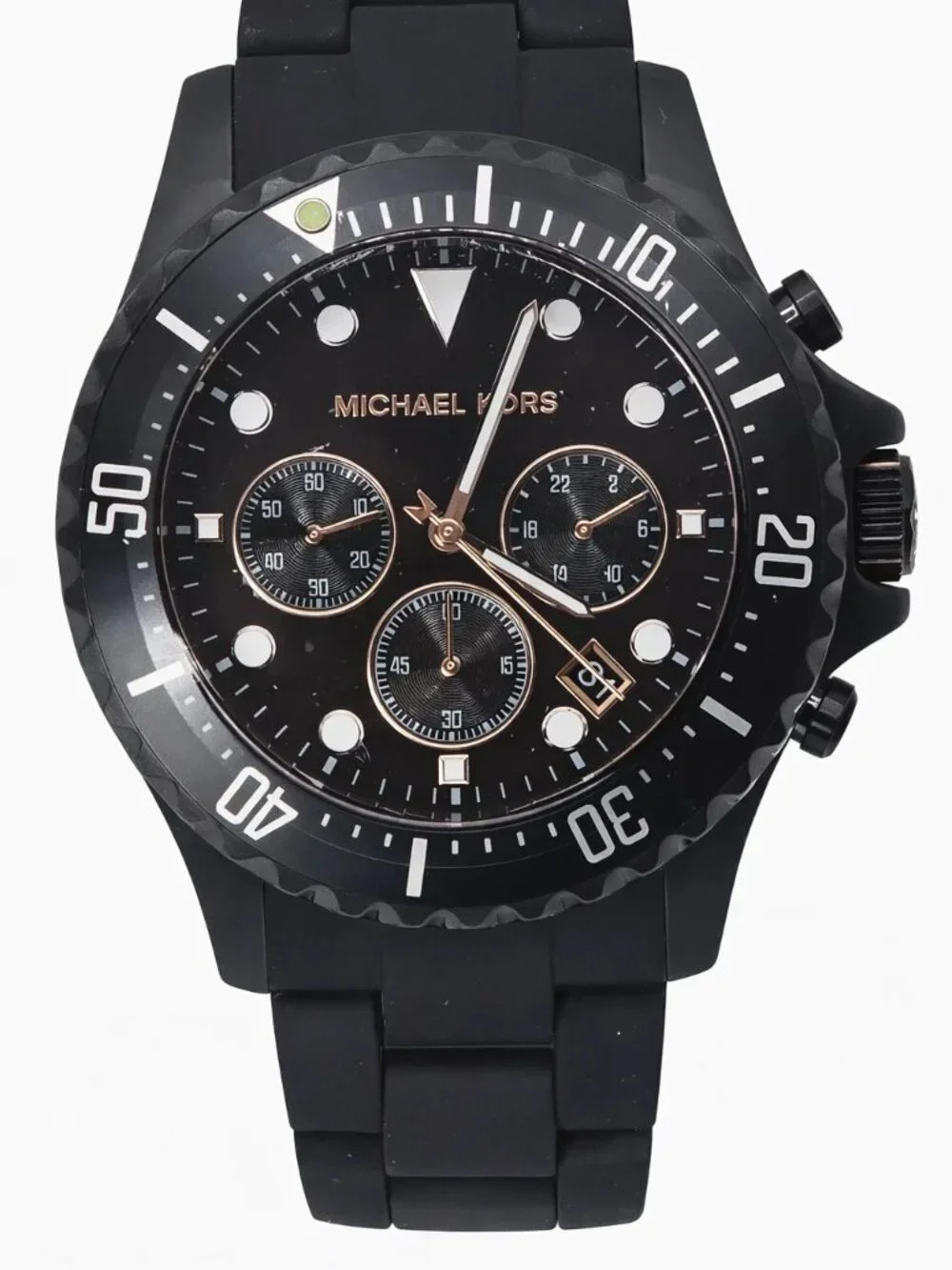 Michael Kors Everest Mens Black Chronograph Watch MK8980